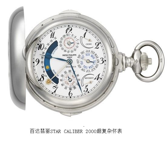 <b>百达翡丽时计STAR CALIBER 2000的设置调校</b>